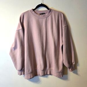 Zara Mauve Crewneck Sweatshirt